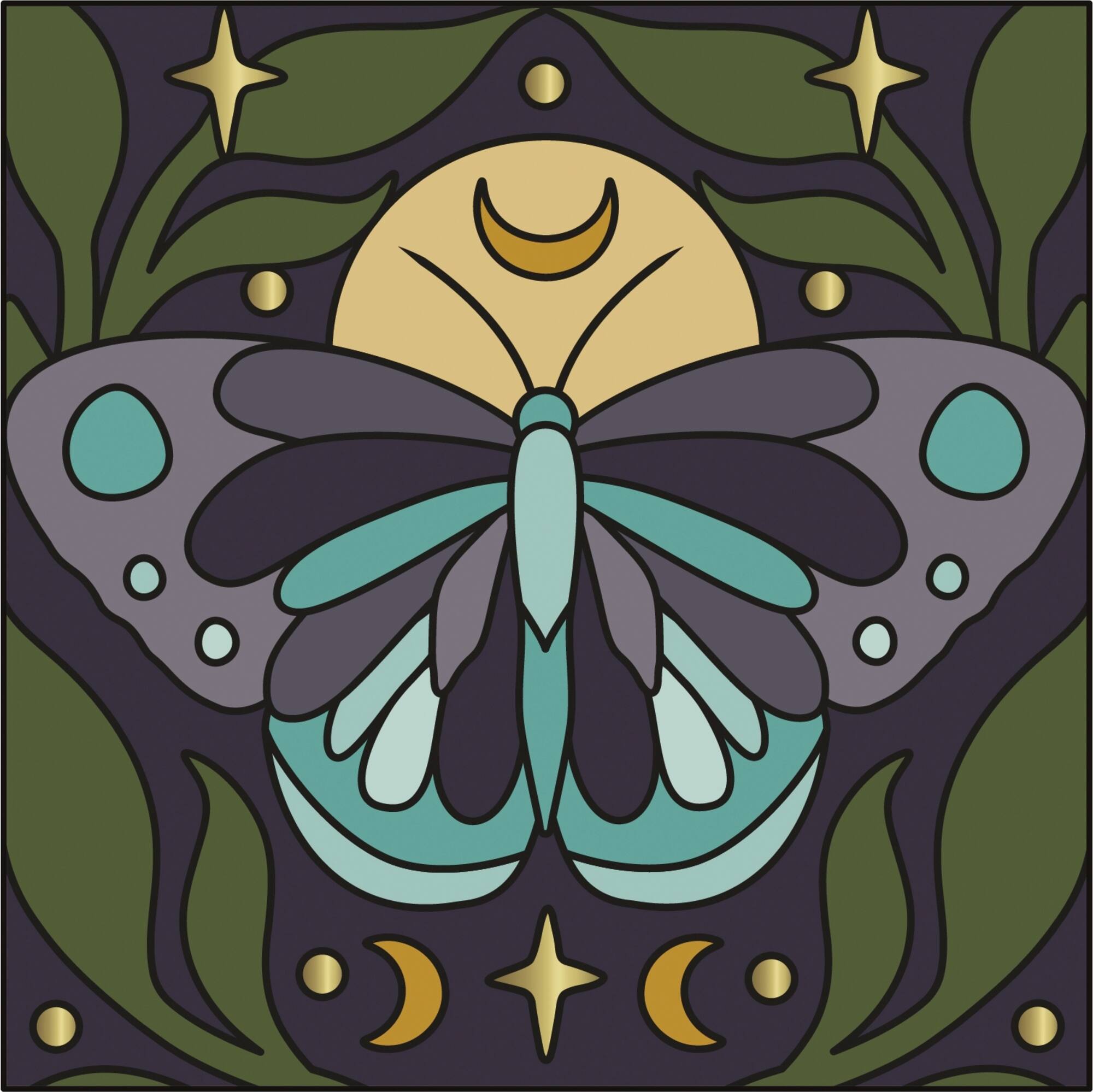 Mini Spring Moth Canvas Painting Kit by Craft Smart®